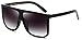 WebDeals - Square Flat Top Sunglasses Oversize Thick Retro Designer Frame…