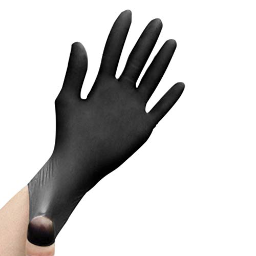Latex Free Industrial Disposable Gloves, Textured, Powder-Free, Large Medical Examination Glove, Box of 100