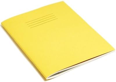 Rhino A5+ Exercise Books, 80-Page / 8mm Lined with Margin Paper Notebook, 10-Pack, 9 x 7 Writing Book