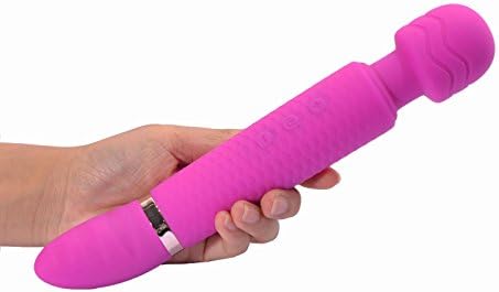 Therapeutic Massager Wand 3 Powerful Speeds &amp; 9 Pulsating Patterns USB Rechargeable by Ferch PINK