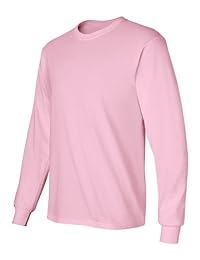 Gildan para hombre Ultra algodón 100% algodón de manga larga playera