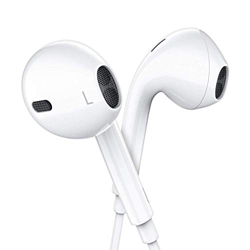 Earphones, in-Ear Earbuds with Stereo Mic&Remote Control Smartphones 3.5 mm Headphone