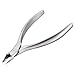 Cuticle Nippers Trimmer Clippers Cutter Stainless Steel Cuticle Remover Tapered Shape Handmade Manicure Nail Care Tool, opove X4 Matte Silver