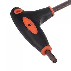 uxcell 5mm Hex Key T-Handle Dual End Wrench