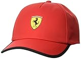 PUMA Men's Ferrari Race BB Cap, Rosso Corsa, One Size