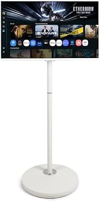 Bundle LS32DM703UUXEN Monitor + Soporte para Monitor 24-48 Pulgadas Altura Regulable + Cable de Alimentación Enchufe Tipo F de 5M Blanco