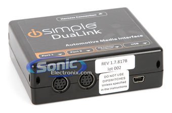 iSimple ISGM535 Automotive Dual Auxiliary Input Kit for Select GM Class II Radio Vehicles