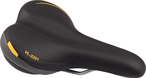 Velo Plush Pace Men’s Saddle, Black