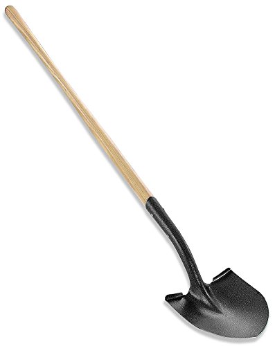 Corona Tools Closed-Back Number 2 Round Point Shovel 14-Gauge with 48 Inch Ash Wood Handle