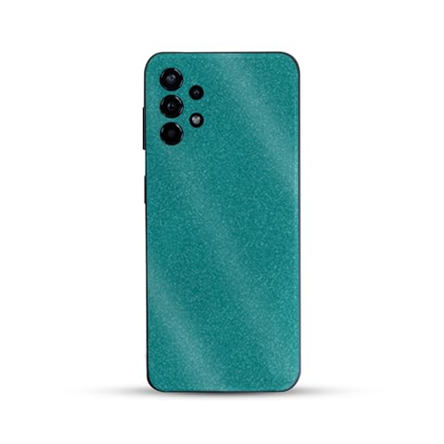 Glossy Glitter Phone Skin Compatible with Gabb Phone 3 Pro - Solid Teal - Premi…