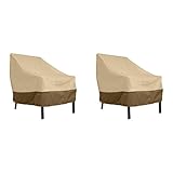 Classic Accessories Veranda Patio Lounge Chair Cover, Large (2-Pack)