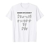When in Doubt Finger Spell-Funny ASL Sign Language T-Shirt
