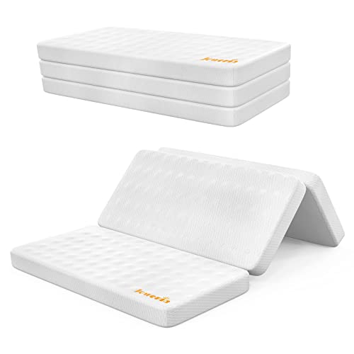 Jowenia Pack and Play Mattress, TriFold Pack n Play Travel Mattress