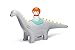 Kid O Myland Dinosaur & Boy Sound Learning Toy