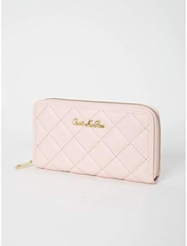 Amazon セシルマクビー Cecil Mcbee キルトラウンド長財布 ピンク M ファッション小物 通販