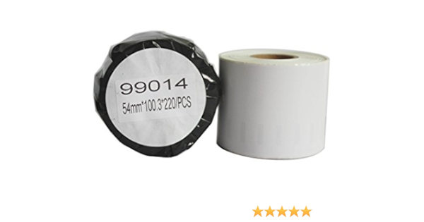 2 Rolls 99014 Address Label 54x101 Compatible for Dymo LabelWriter 400 450  Turbo Duo