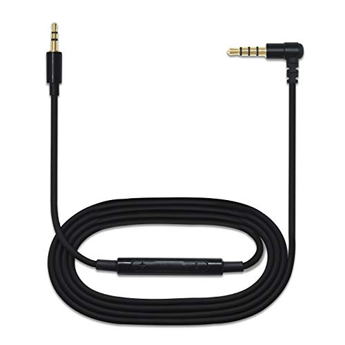 Headphone Cable with Microphone for Bose QuietComfort 35 Noise Cancelling 700 (QC35 NC700) 3.5mm to 2.5mm Replacement Audio Cord for JBL E45BT E55BT Live 400BT 500BT Everest 710 AKG Y45 Y50