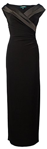 Lauren Ralph Lauren Womens Satin Trim Ruched Jersey Gown Dress | Desertcart Aruba Lauren Ralph Lauren Womens Satin Trim Ruched Jersey Gown Dress | Desertcart Aruba
