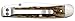 Case Amber Bone CV Trapperlock Pocket Knife with Clip