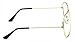 Tantino® Retro Aviator Clear Lens Glasses Super Vintage Classic Fashion Gold Metal Frame Eyeglasses