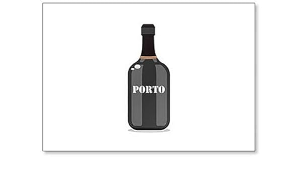 Imán para nevera, diseño de botella de vino de Puerto: Amazon.es ...