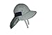 N'Ice Caps Girls Big Brim Flapper Hat with Side Mesh