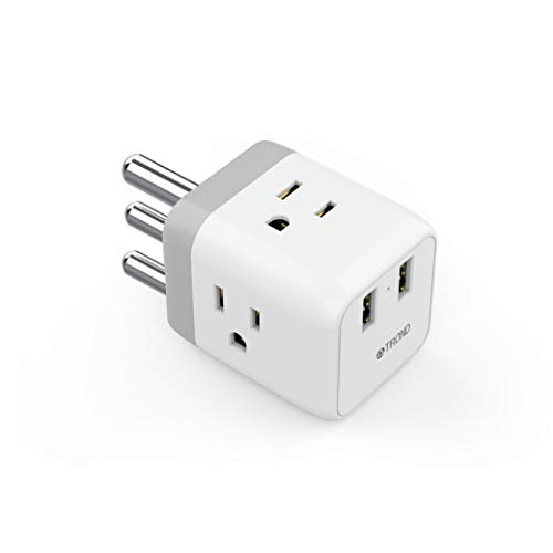 South Africa Power Adapter TROND US to South Africa Plug Adapter with