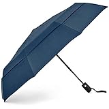 EEZ-Y Windproof Travel Umbrellas for Rain - Lightweight, Strong, Compact with & Easy Auto Open/Close Button for Single Hand U