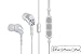 Scosche hp255m Noise Isolation Earbuds with tapLINE II Remote & Mic - Wired Headsets - Retail Packaging - White