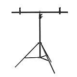 Selens 80 Inch Retractable Support Stand with Clamp for Background Backdrop