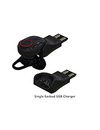 Auriculares inalámbricos True 5.0, cancelación de ruido estéreo para auriculares Bulbul deportivos en auriculares auriculares, micrófono incorporado 4 horas de reproducción 65mAh Auriculares TWS (negro)