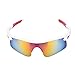 JUNKE Unisex Polarized Sports Sunglasses for Cycling, Baseball