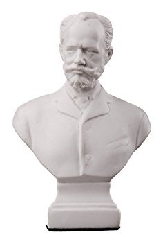 Russian Composer Pyotr Tchaikovsky Marble Bust Statue Sculpture 12 cm