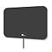 [2019 Latest] HD Digital Amplified TV Antenna – Support 4K 1080P & All Older TV's Indoor Powerful HDTV Amplifier Signal Booster - Coax Cable Included (Black)