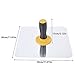 Aluminum Plastering Hawk, Lightweight Plastering Handheld Plate with Comfort Grip Handle Size 30x30x13cm for Household Drywall Building Remodel
