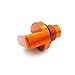 Heinmo Motorcycle CNC Aluminum Engine Oil Plug For KTM DUKE 125/200/390 13-15 （Orange）