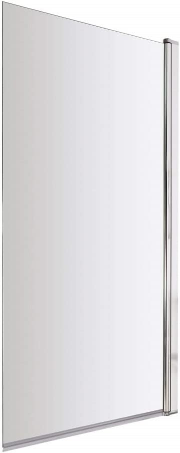 VeeBath Jade 6mm Square Edge Bath Screen 1400x800mm Chrome