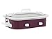 Crock Pot 3.5 Quart Programmable Digital Casserole Crock Slow Cooker, Cranberry