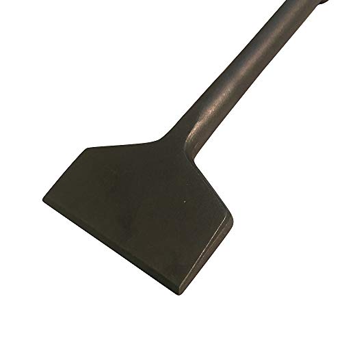 3 inch Wide Floor Tile Thinset Removal Chisel Bit with 0.401" Shank (3" X 7')