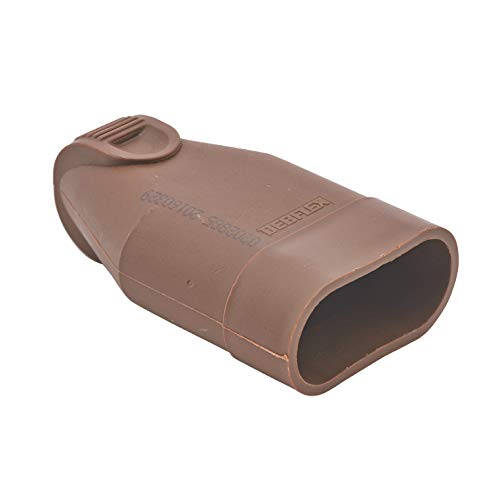 Debflex 713460 2P 6 Amp Female Plug Straight Headdress Brown