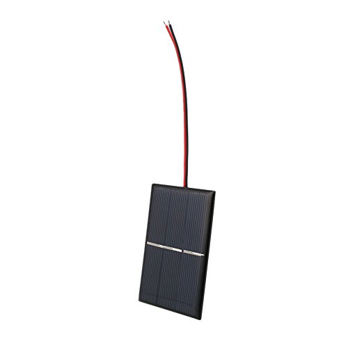 Goodjobb 0.65W 1.5V 430mA Mini Silicon Solar Power Cell Charger Panel DIY Module Solar Cells With Wire Cable