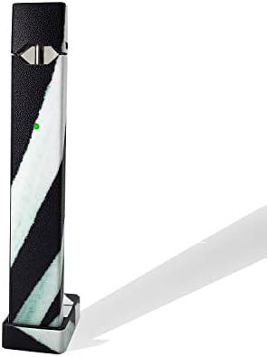 Decal Skin Wrap Set for JUUL Pods and Charger | Removable Without Sticky Residue | Protective Sticker | Accessories (Wrap Only, No Vape Device Included) | 2 Pack (Zebra)