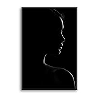 Framed Canvas Wall Art Wine Glass Canvas Prints Home Artwork Decoration for Living Room,Bedroom - 16x24 inches