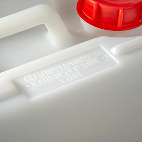 Consolidated Plastics 5 Gallon Stackable Carboy with Leakproof Cap and