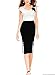 Viwenni Women's Sleeveless V-neck Slim Bow Bodycon Party Summer Dress