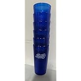 BRODYS Compatible With (6) Pepsi Restaurant Blue Plastic Tumblers Cups 16 oz