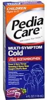 Pedia Care Multi-Symptom Cold Grape, 4 Oz (Pack of 6)