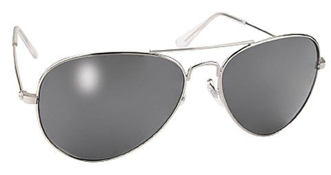 Pilots Mirror Lens Aviator Sunglasses and Case