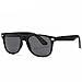 MLC Eyewear Vintage 80's Retro Classic Horn Rimmed Polarized Unisex Sunglasses - Charcoal Black