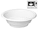 Propack [100 Count] Disposable Plastic White 18 oz Heavy Weight Bowls, Great For Weddings, Home, Office, School, Party, Picnics, Take-out, Fast Food, Outdoor, Events, Or Every Day Use